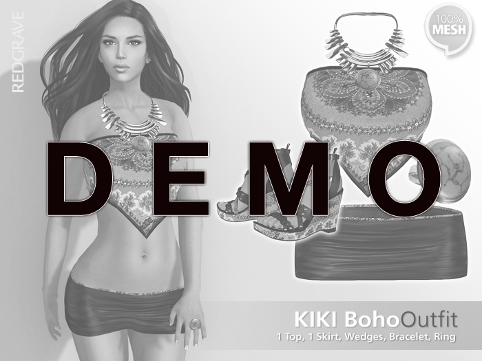 DEMO Mesh - Kiki BohoOutfit - REDGRAVE