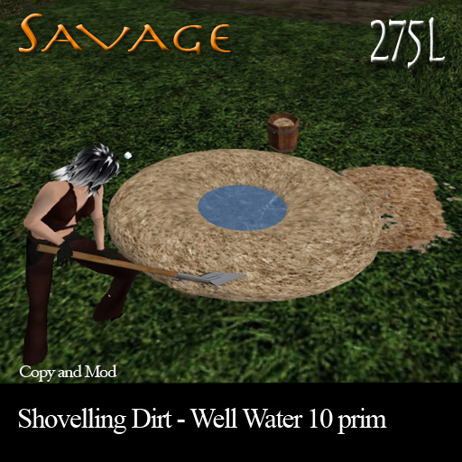 Second Life Marketplace Shoveling Dirt Well Water