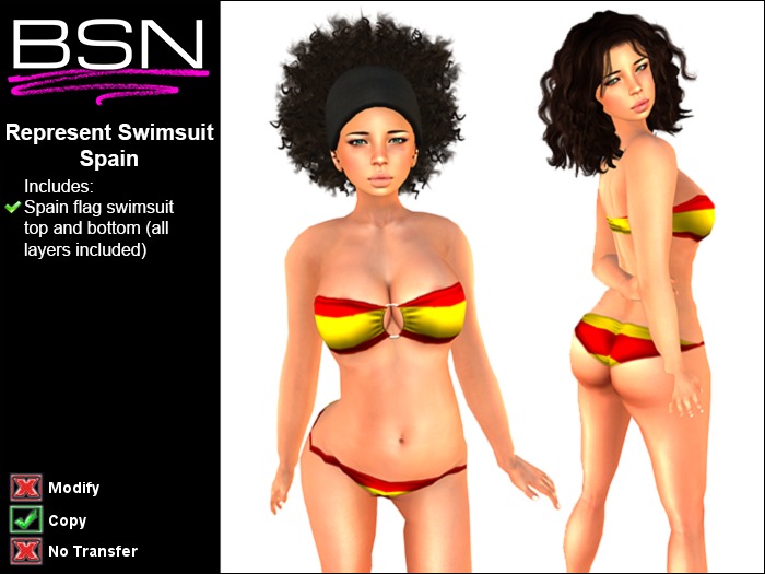 BSN Represent Swimsuit - Spain