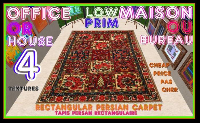 4 rectangular Persian carpets 32