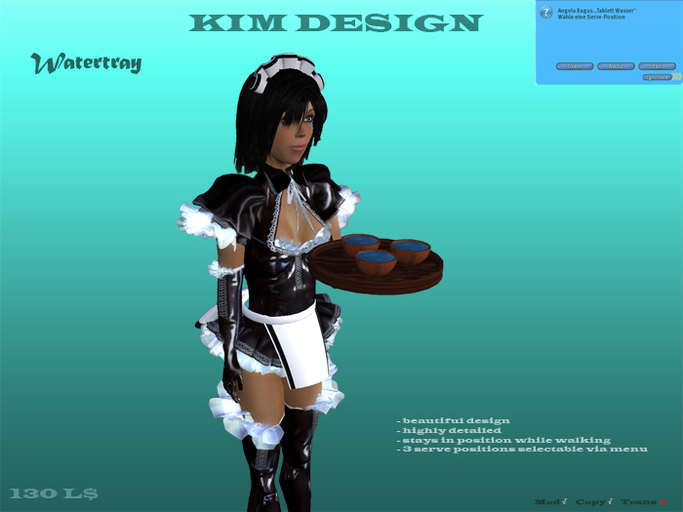 Kim Design - Water tray 2 (one Hand)