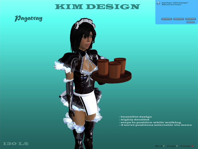 Kim Design - Paga tray 2 (one Hand)