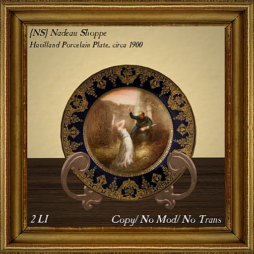 {NS}Haviland plate, circa 1900