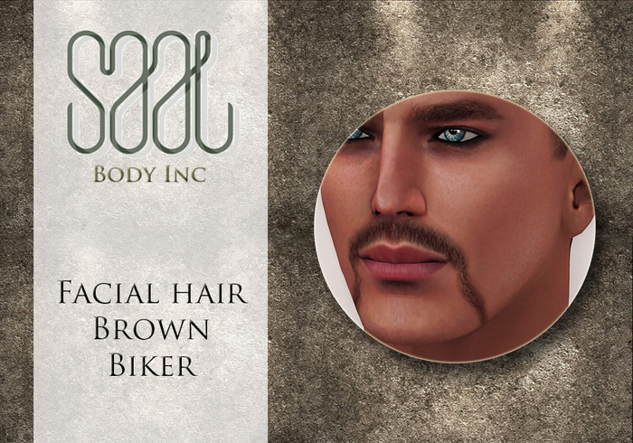 .::SAAL::. FACIAL HAIR BROWN BIKER