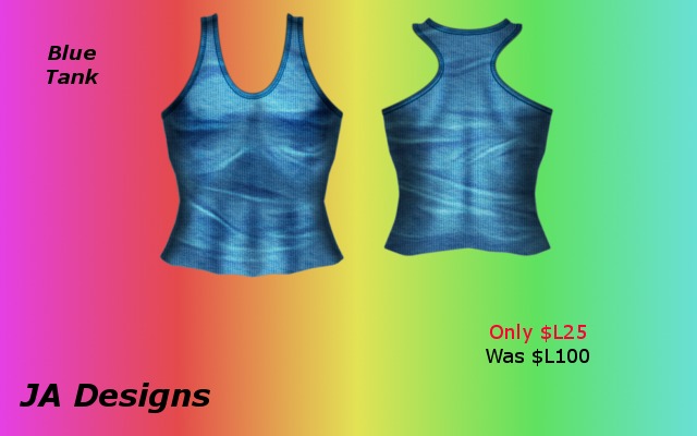 Blue Tank Top