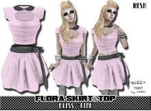 ^v^DRBC^v^ FLORA Skirt & Top - Bliss Pink