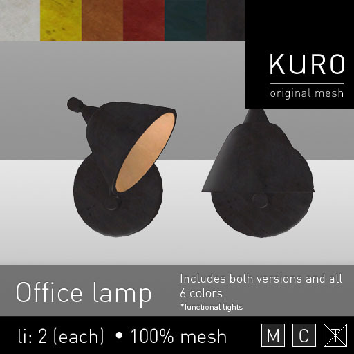 Kuro - Office lamp