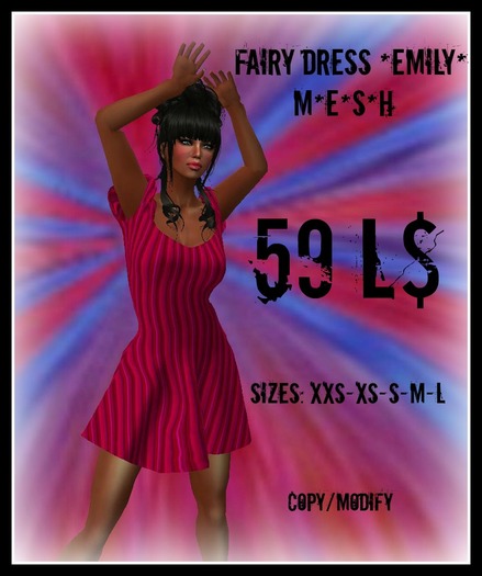 FAIRY DRESS EMILY PINK