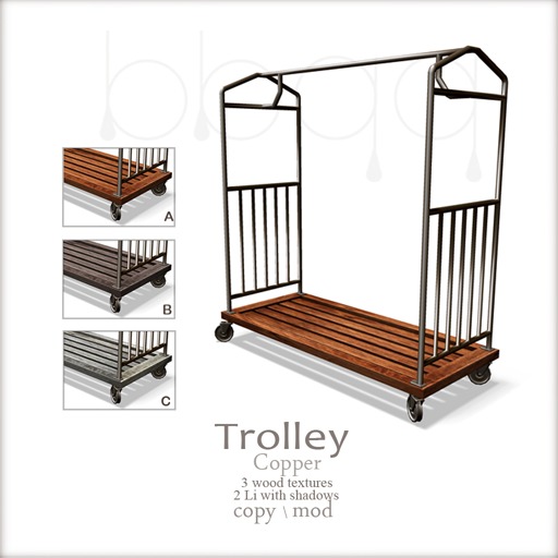*bbqq*-Trolley-copper[50%off]