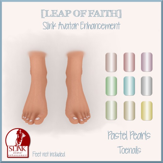 [LEAP of FAITH] Pastel Pearls Slink Toe Nails Applier