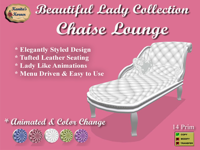 KK* Beautiful Lady Chaise Lounge v1