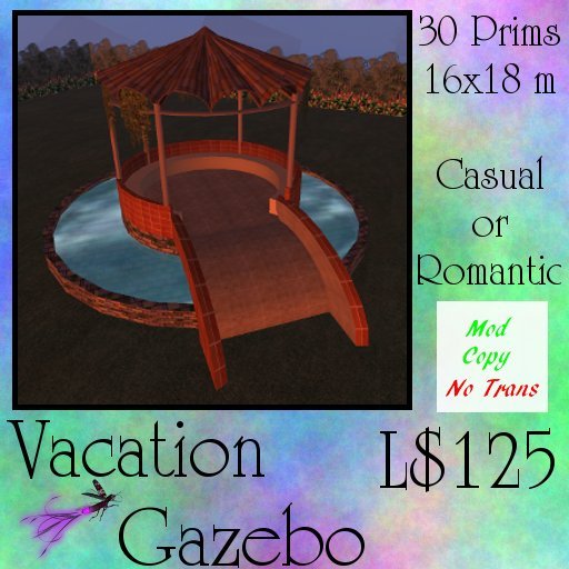 Firefly Fashions Vacation Villa Gazebo