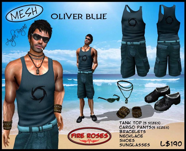 fR-Mesh men Oliver blue. Men, mesh, outfit, sunglasses, GIFT, DOLLARBIE, FREE, FREEBIE