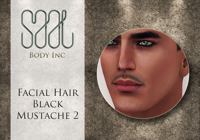 .::SAAL::. FACIAL HAIR BLACK MUSTACHE 2