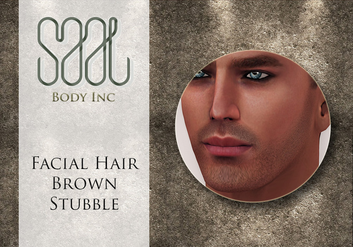 .::SAAL::. FACIAL HAIR BROWN STUBBLE