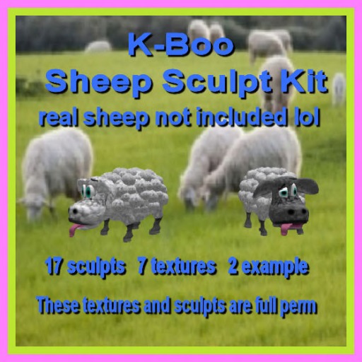 k-boo sheep sculpt kit boxed