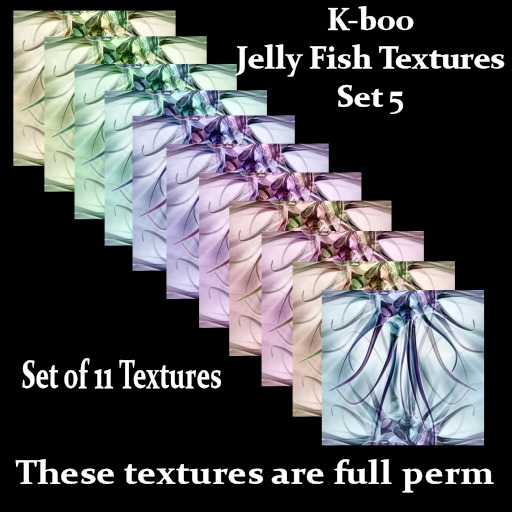 k-boo jelly fish textures set5