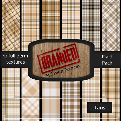[Branded Textures] Tan Plaid Pack - HIGH QUALITY-FULL PERM
