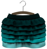 ::Marshmallows::Ruffled Amber Skirt-Teal
