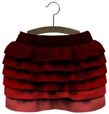 ::Marshmallows::Ruffled Amber Skirt-Red