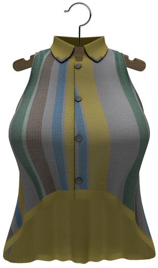 ::Marshmallows::Backdrop Strips Shirt-Yellow(wear me)