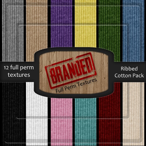 [Branded Textures] Ribbed Cotton Pack - HIGH QUALITY-FULL PERM