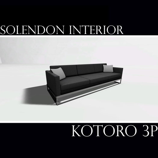 SOLENDON Kotoro Sofa 3p [19prims]