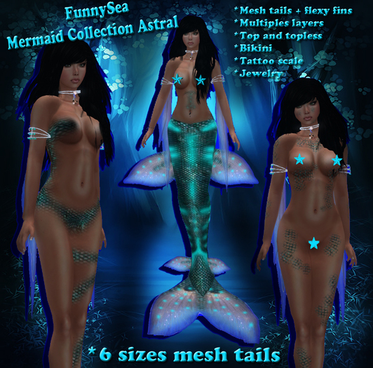 FunnySea Mermaid collection Astral Mesh