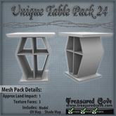 -TC- Unique Table Pack 24 Mesh 50% Discount!!
