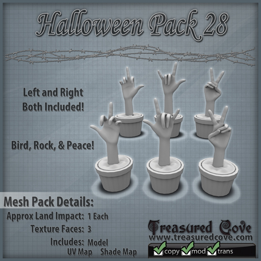 -TC- Halloween Pack 28 Mesh 50% Discount!!
