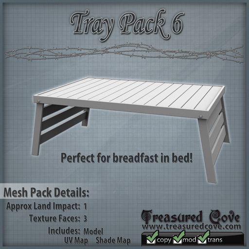 -TC- Tray Pack 6 Mesh