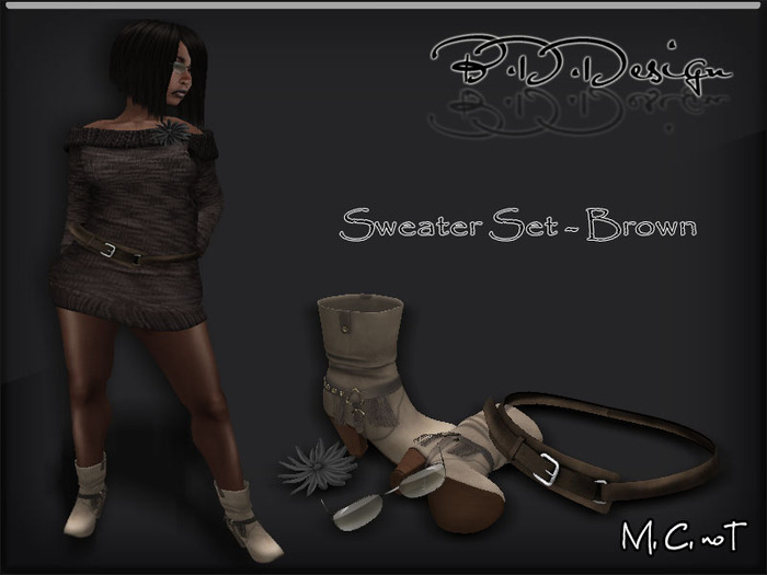 .::B.D.D::. Sweater set Brown