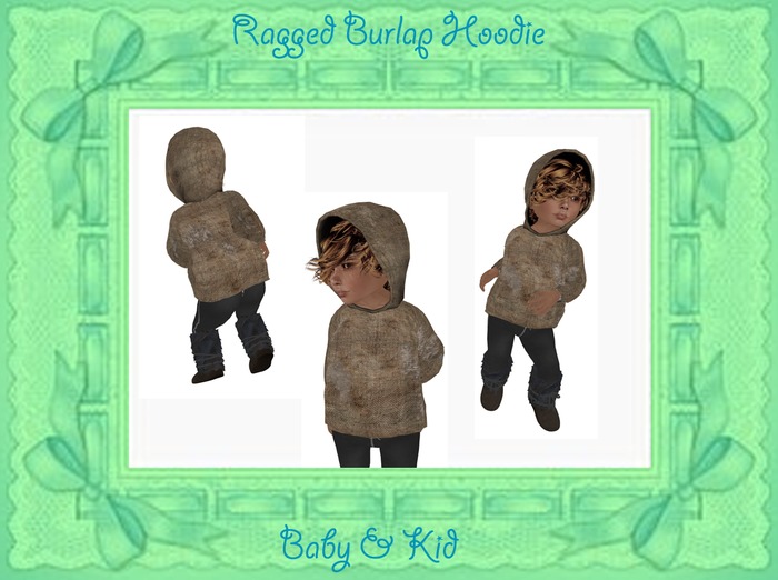 Ragged Burlap Hoodie