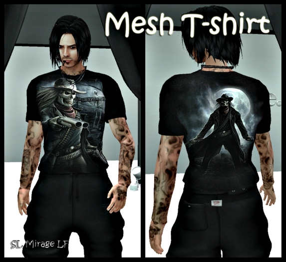 GUNSLINGER - Men Mesh T-Shirt