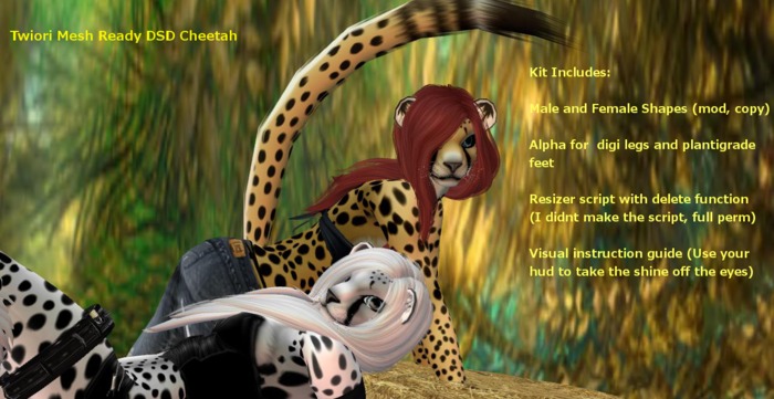 Twiori-Mesh Ready DSD Cheetah