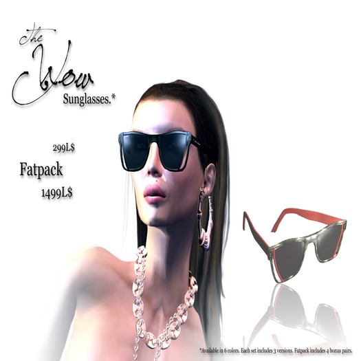 [[SHADE THRONE]] THE WOW sunglasses  FATPACK