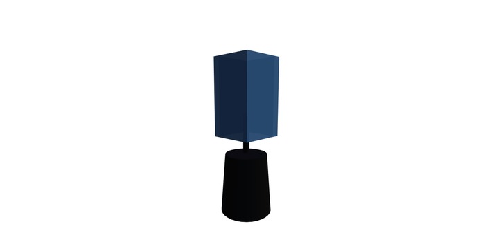 Blue Table Lamp