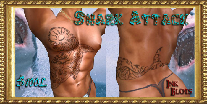 Ink Blots    Shark Attack Tattoo