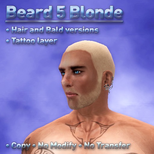 Roby'style Beard5 Blonde