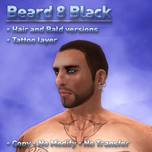 Roby'style Beard8 Black