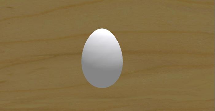White Easter Egg - Original