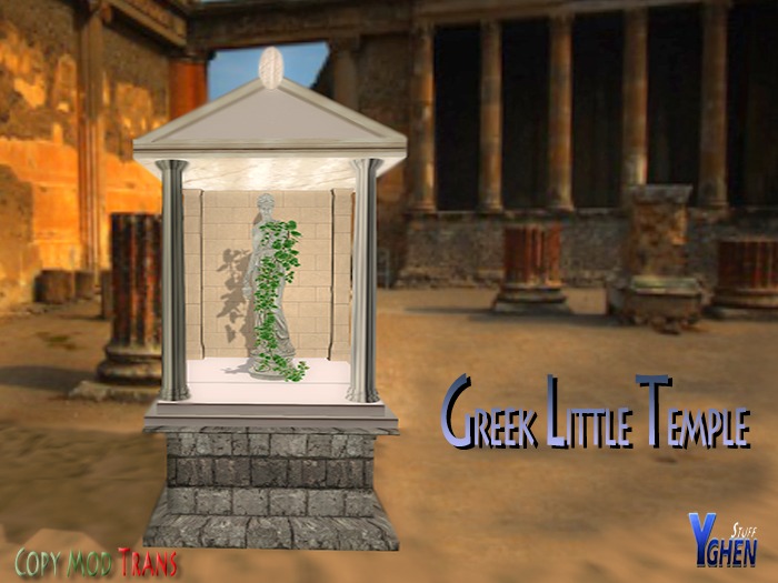 YGHEN Greek Little Temple##