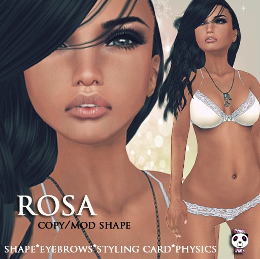 .:Panda Punx:. Body Shop Rosa Shape  (Boxed)