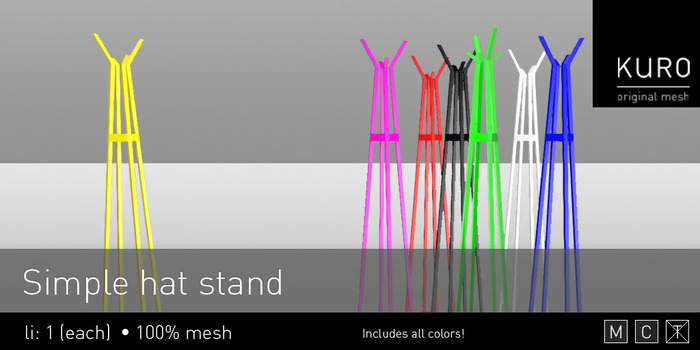Kuro - Simple hat stands