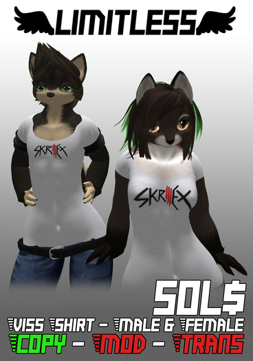 Limitless - Viss - Skrillex White Shirt