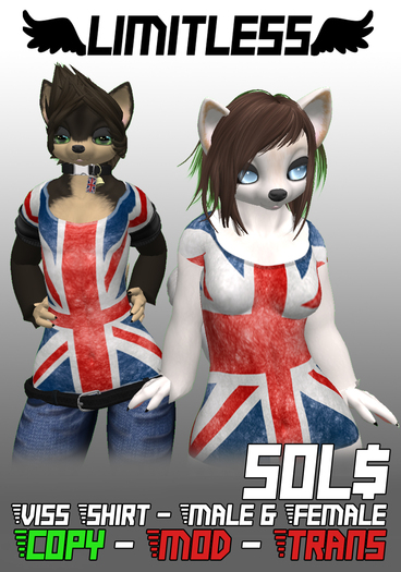 Limitless - Viss - Union Jack Shirt