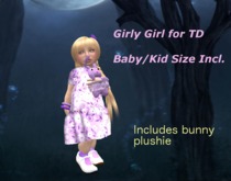 *Royal Ragamuffins* Girly Girl Mesh Dress for TD