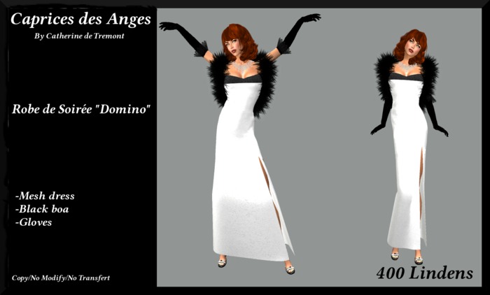 *CdT* Robe Soiree "Domino"