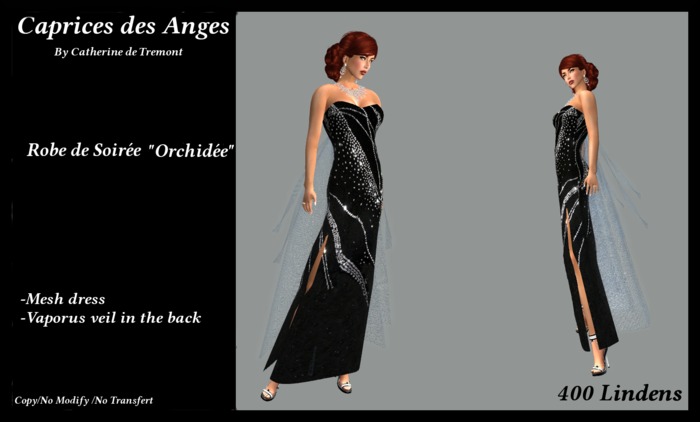 *CdT* Robe Soiree "Orchidee"
