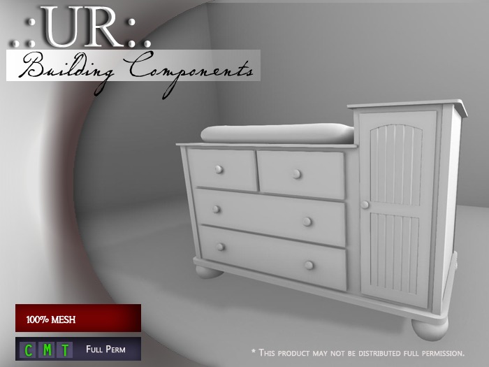 .:UR:. Nessadee Nursery Set - Changing Table